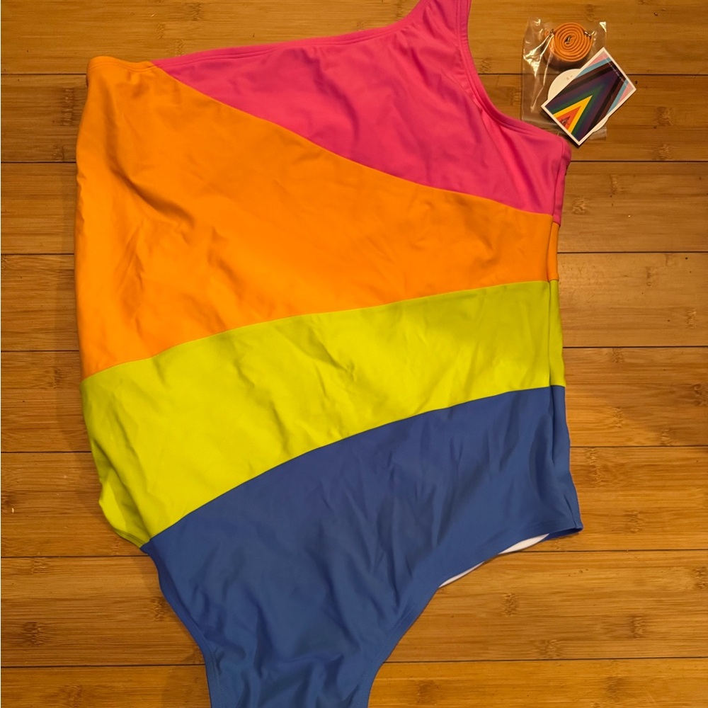 Vibrant Multicolor Women's One Piece Swimsuit